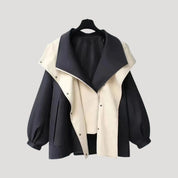 Women’s oversized long winter trench coat