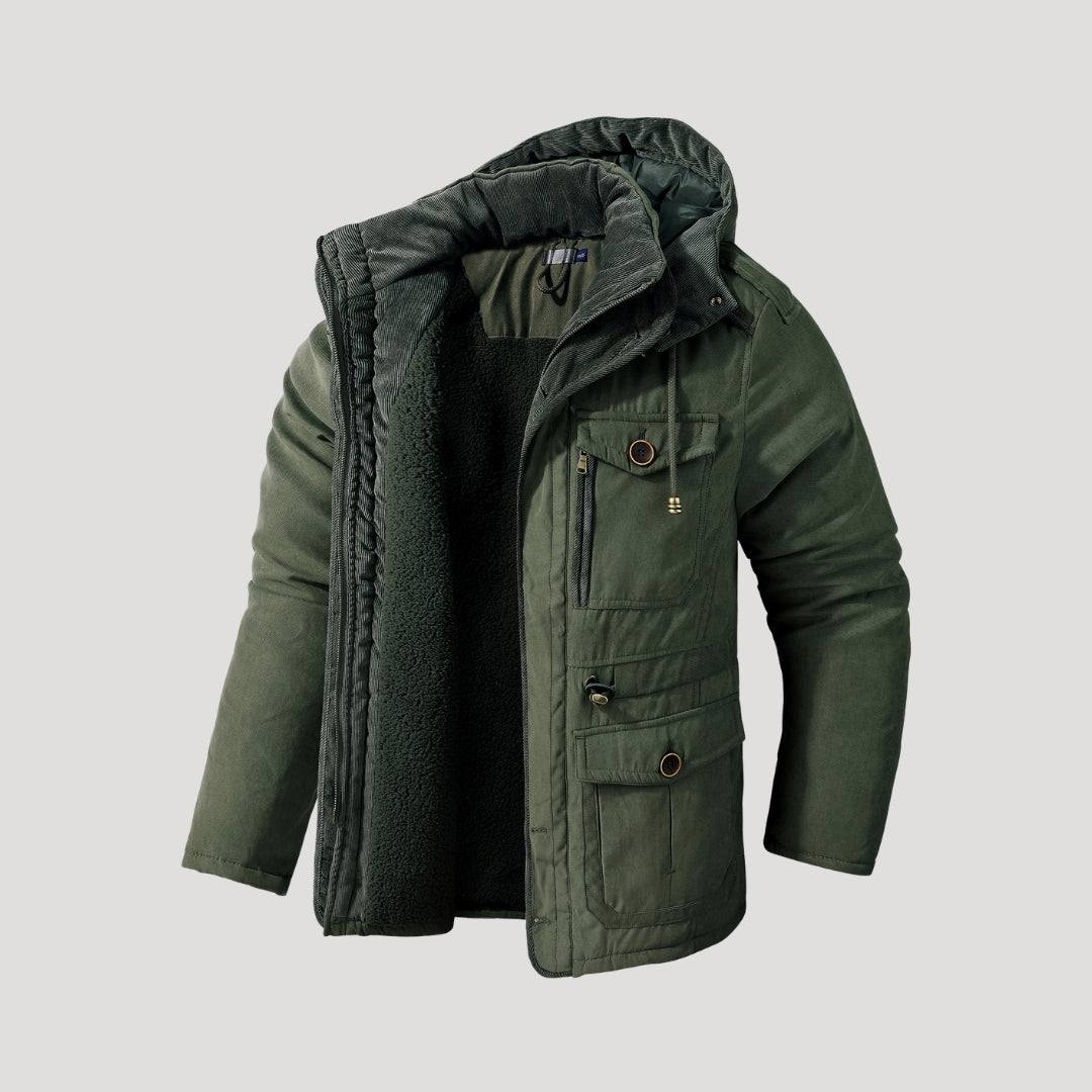Men’s waterproof parka jacket padded winter coat
