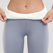 Women’s fleece lined leggings – thermal winter stretch fit