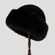 Elegant faux fur winter hat