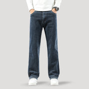 Relaxed straight-leg jeans