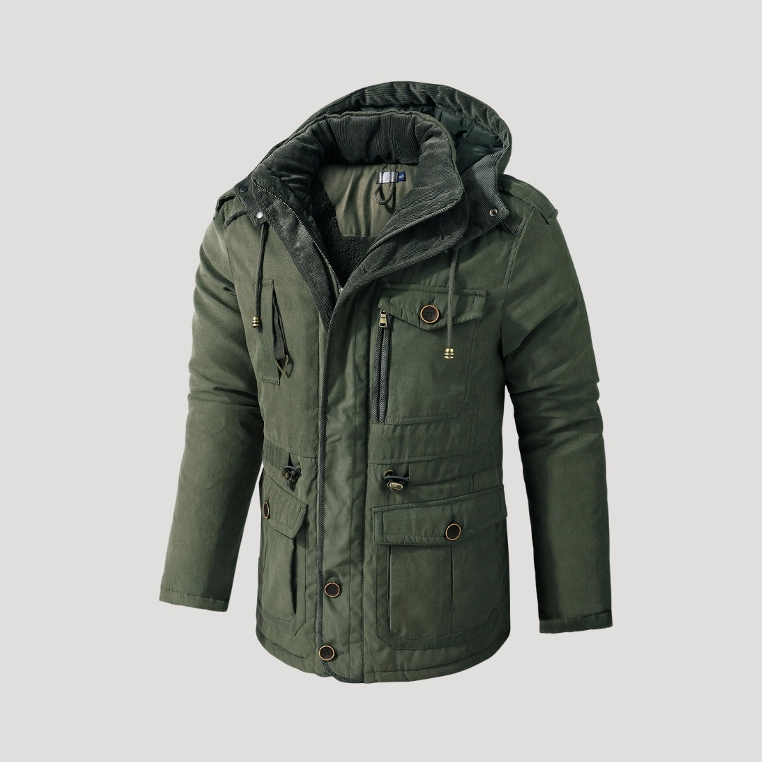 Men’s waterproof parka jacket padded winter coat
