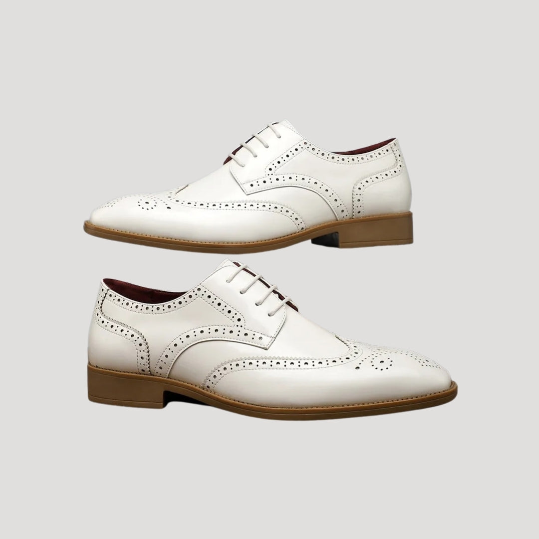 Men’s brogue oxford smart leather shoes
