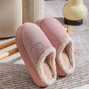 Women’s warm fleece-lined house slipper sock slippers