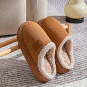 Women’s warm fleece-lined house slipper sock slippers