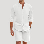 Men’s summer co ord set – shirt and shorts outfit