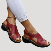 Women's comfort walking sandals – supportive wedge
