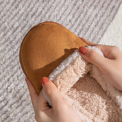 Women’s warm fleece-lined house slipper sock slippers