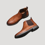 Men’s leather chelsea waterproof winter boots