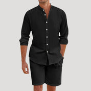 Men’s summer co ord set – shirt and shorts outfit