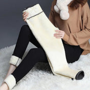 Women’s fleece lined leggings – thermal winter stretch fit