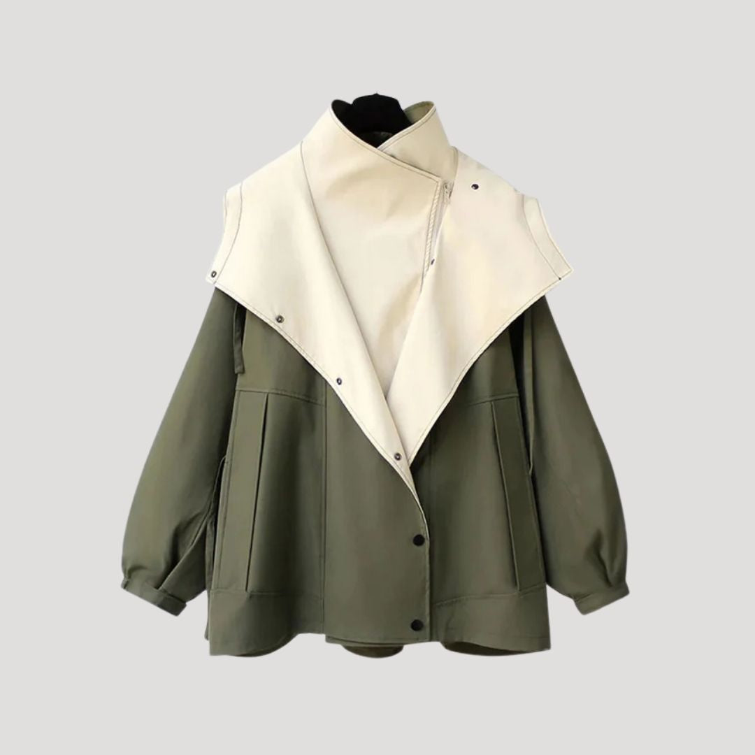 Women’s oversized long winter trench coat