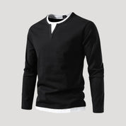 Men's casual long-sleeve tee