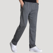 Men soft fleece jogger trousers