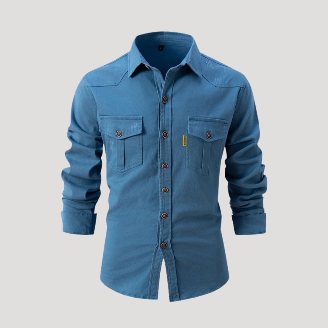 Durable men's cotton shirt