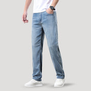 Straight-leg jeans