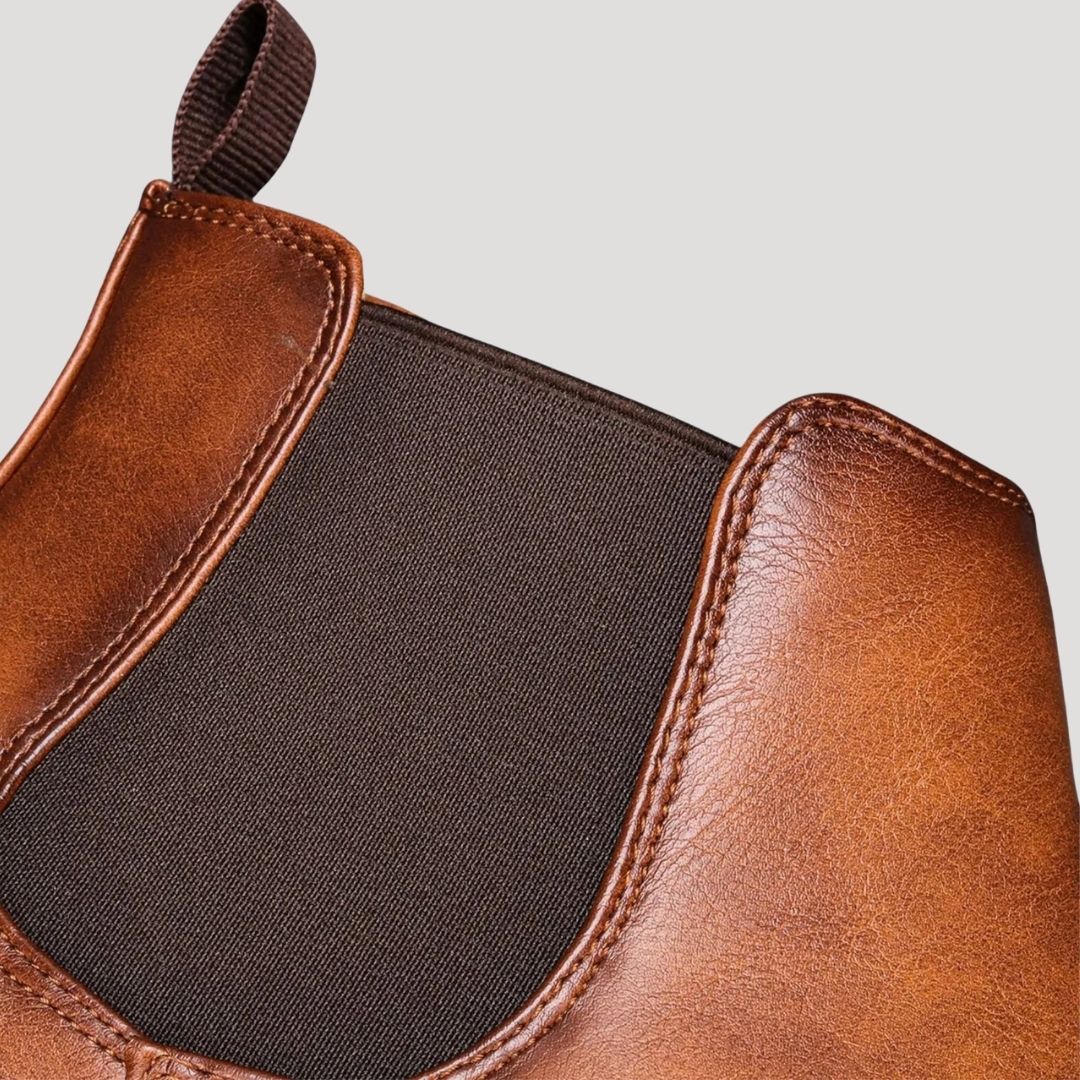Men’s leather chelsea waterproof winter boots
