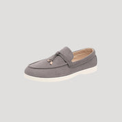 Men's tassel loafers – suede slip on casual shoes