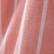 Women’s striped summer belted midi shirt dress