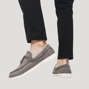 Men's tassel loafers – suede slip on casual shoes