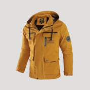 Men waterproof padded hooded winter jacket