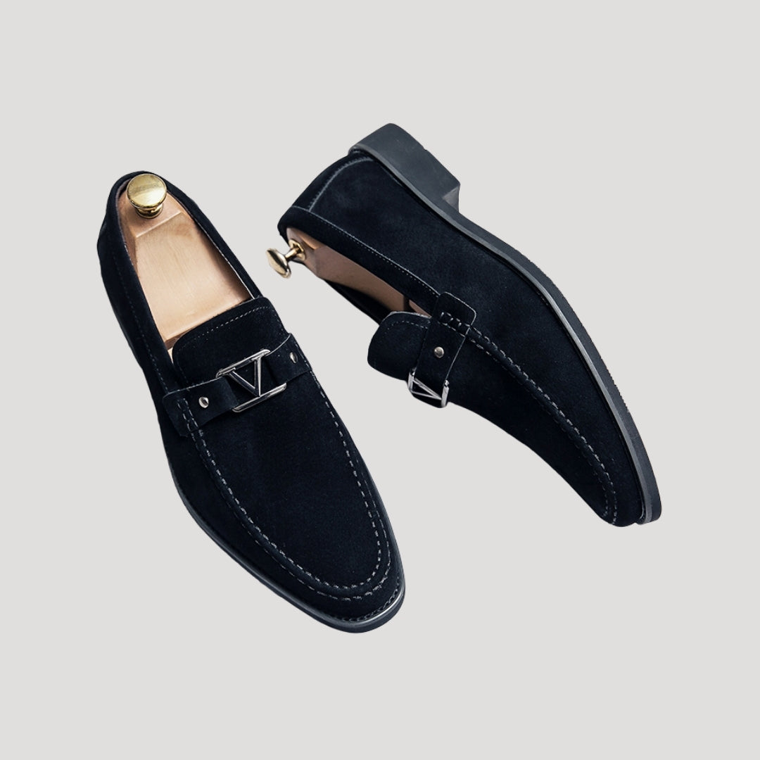 Men’s suede loafers smart casual shoes