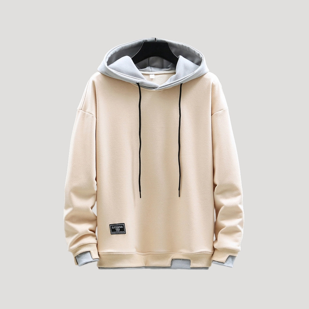 Men’s oversized drawstring casual sweatshirt hoodie