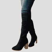 Women’s heeled over the knee winter boots