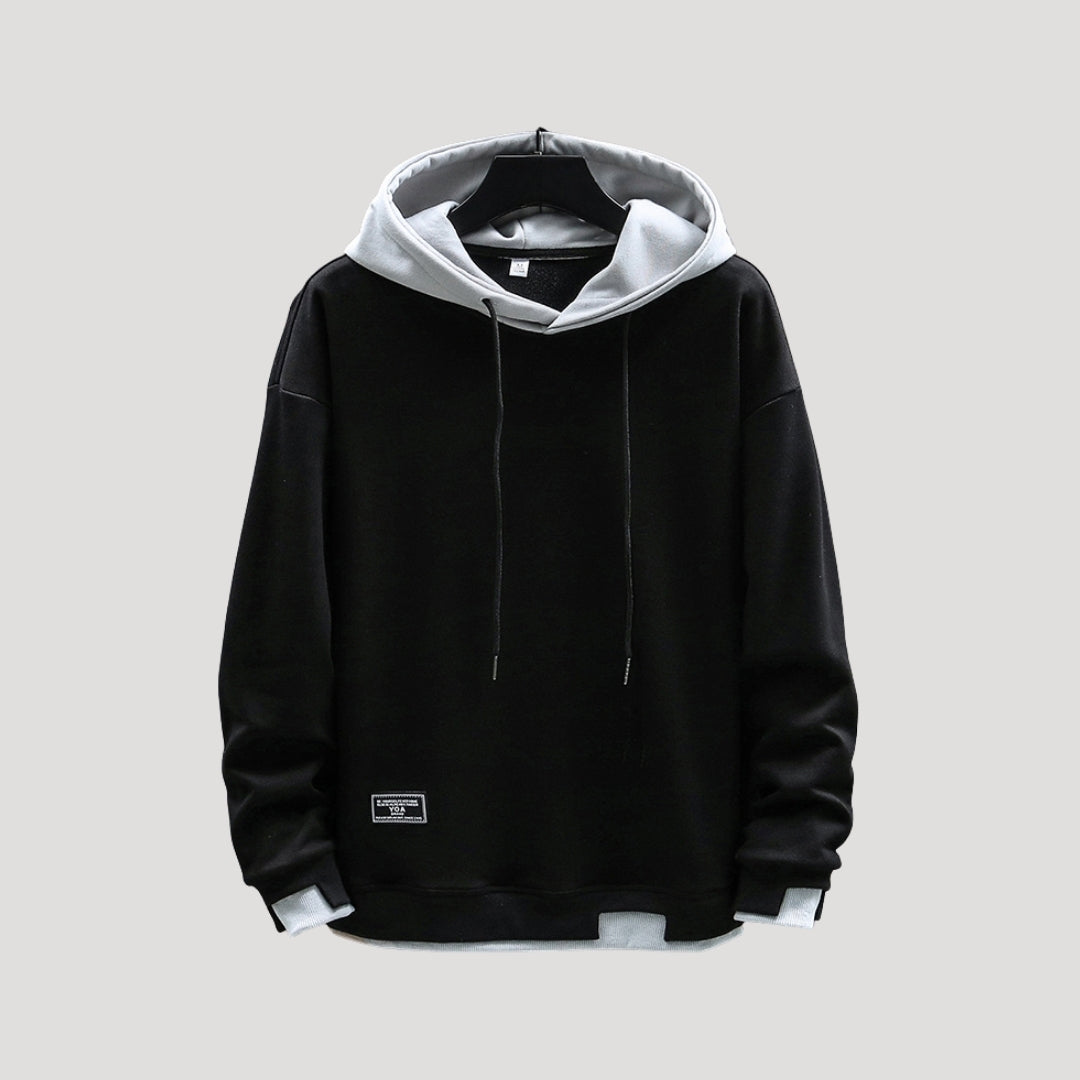 Men’s oversized drawstring casual sweatshirt hoodie