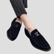 Men’s suede loafers smart casual shoes