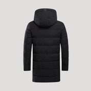 Classic men's long puffer coat