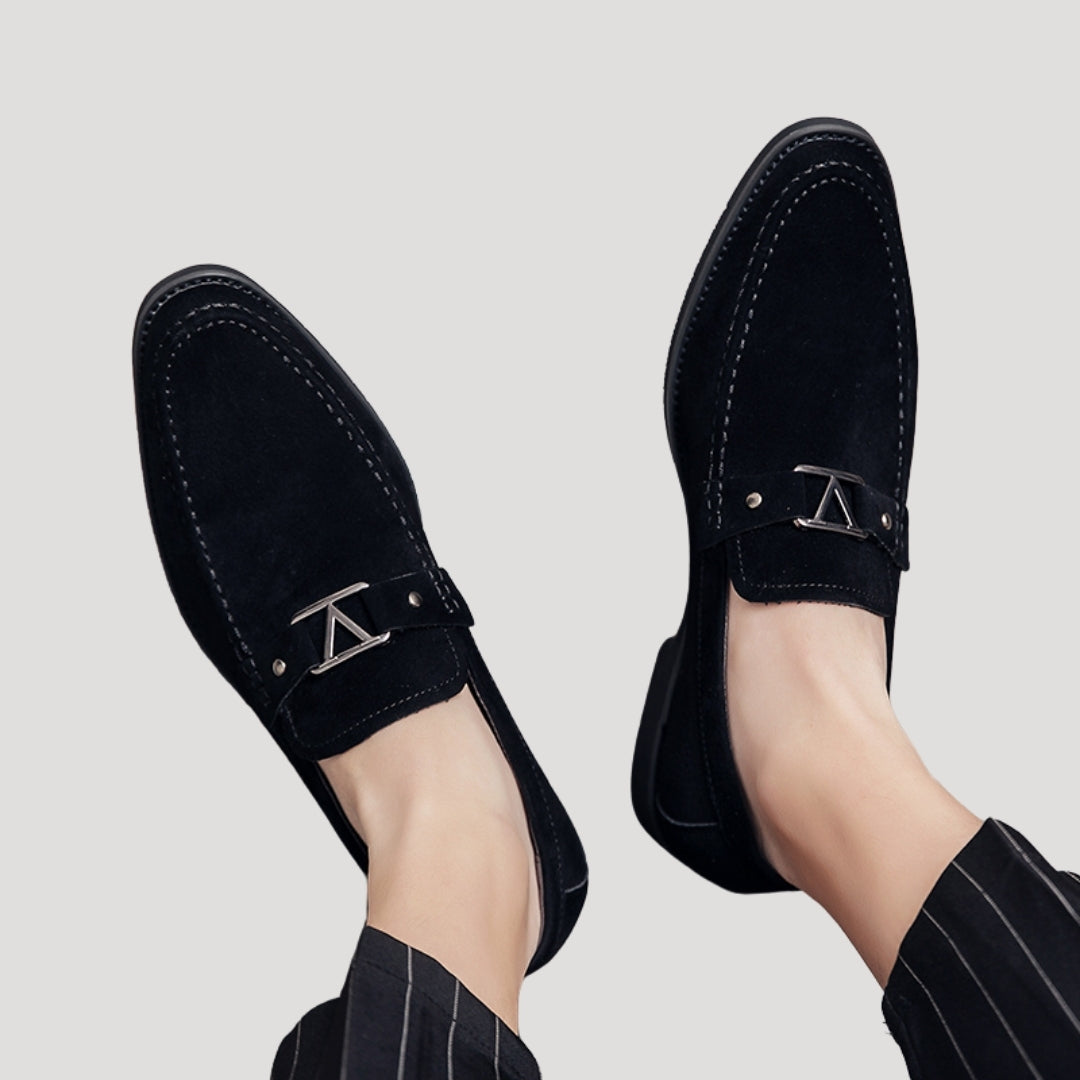Men’s suede loafers smart casual shoes