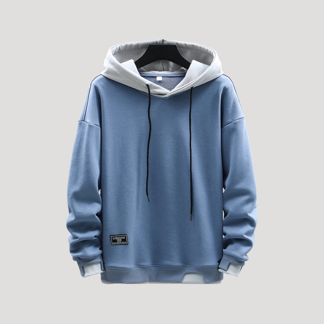 Men’s oversized drawstring casual sweatshirt hoodie