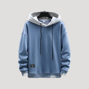 Men’s oversized drawstring casual sweatshirt hoodie
