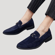 Men’s suede loafers smart casual shoes