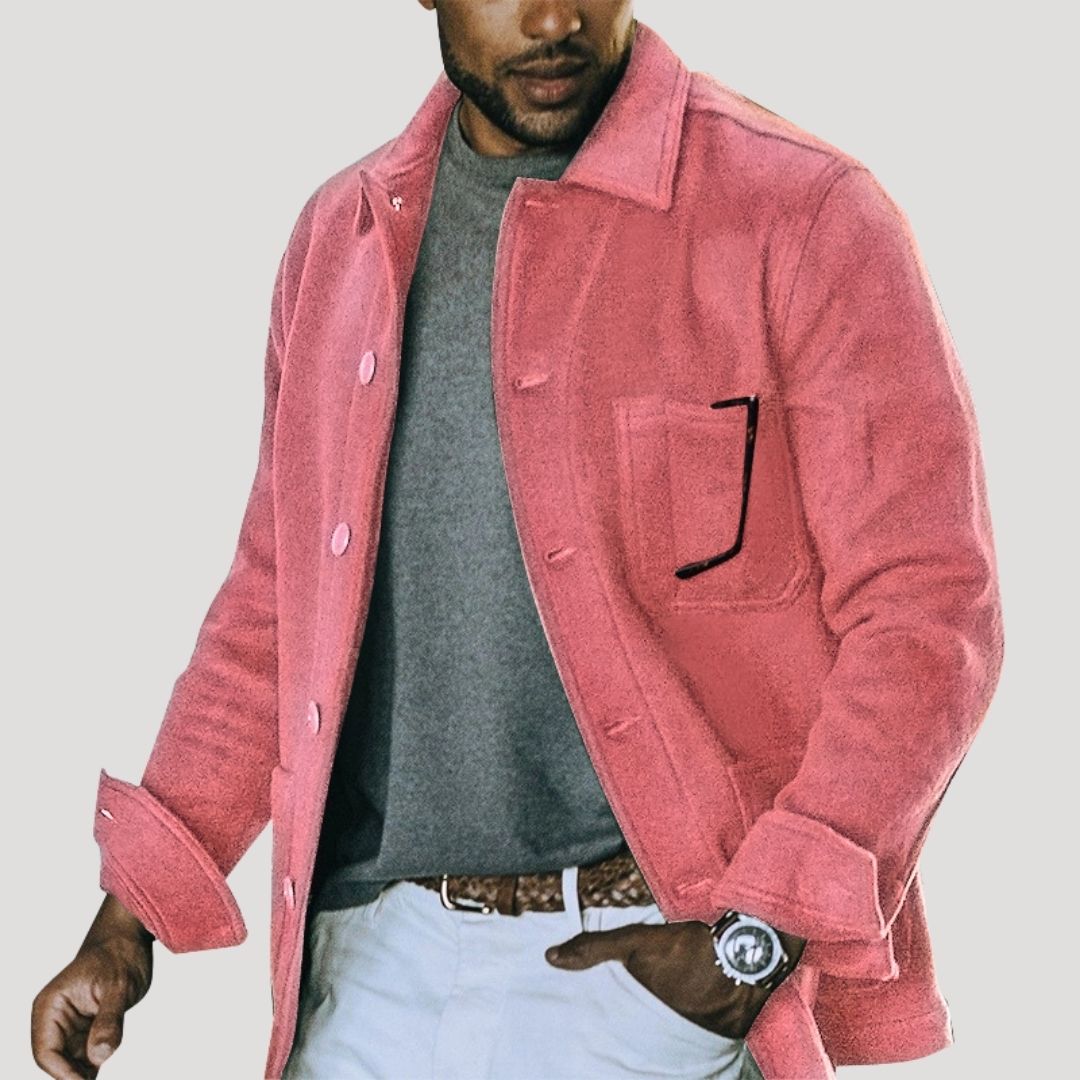 Men’s wool winter coat with smart tailored fit