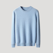 Men’s crew neck soft knitted winter sweater