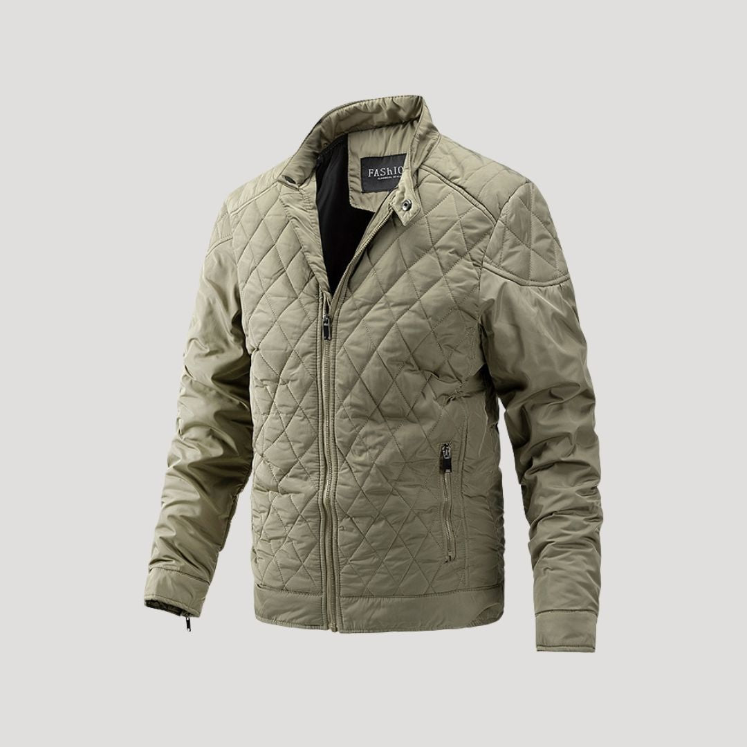 Men’s quilted waterproof winter jacket coat