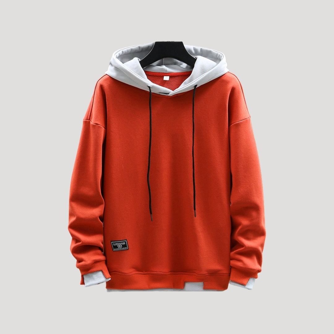 Men’s oversized drawstring casual sweatshirt hoodie
