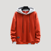 Men’s oversized drawstring casual sweatshirt hoodie