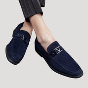 Men’s suede loafers smart casual shoes