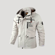 Men waterproof padded hooded winter jacket