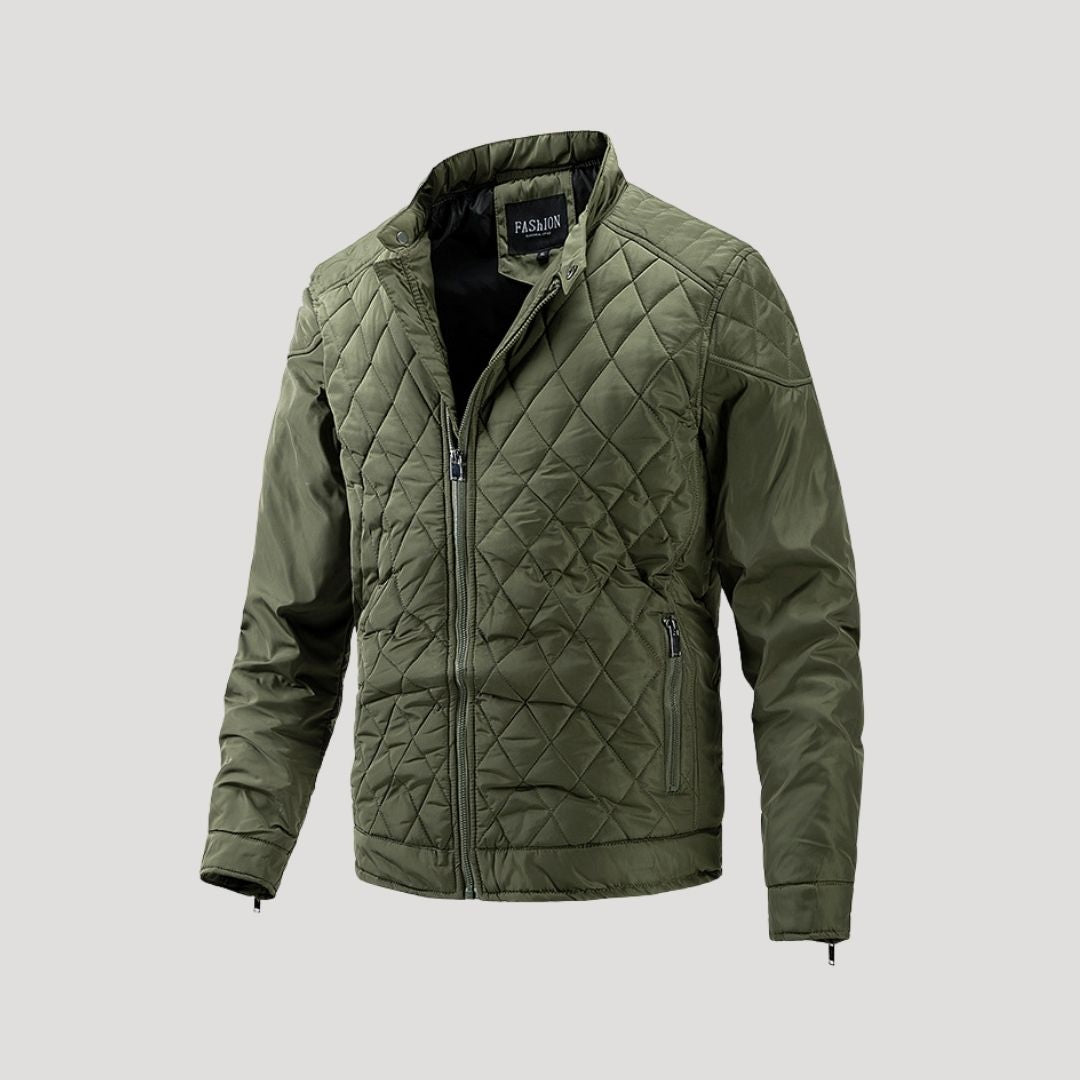 Men’s quilted waterproof winter jacket coat
