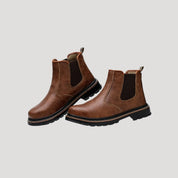 Men leather chelsea boots