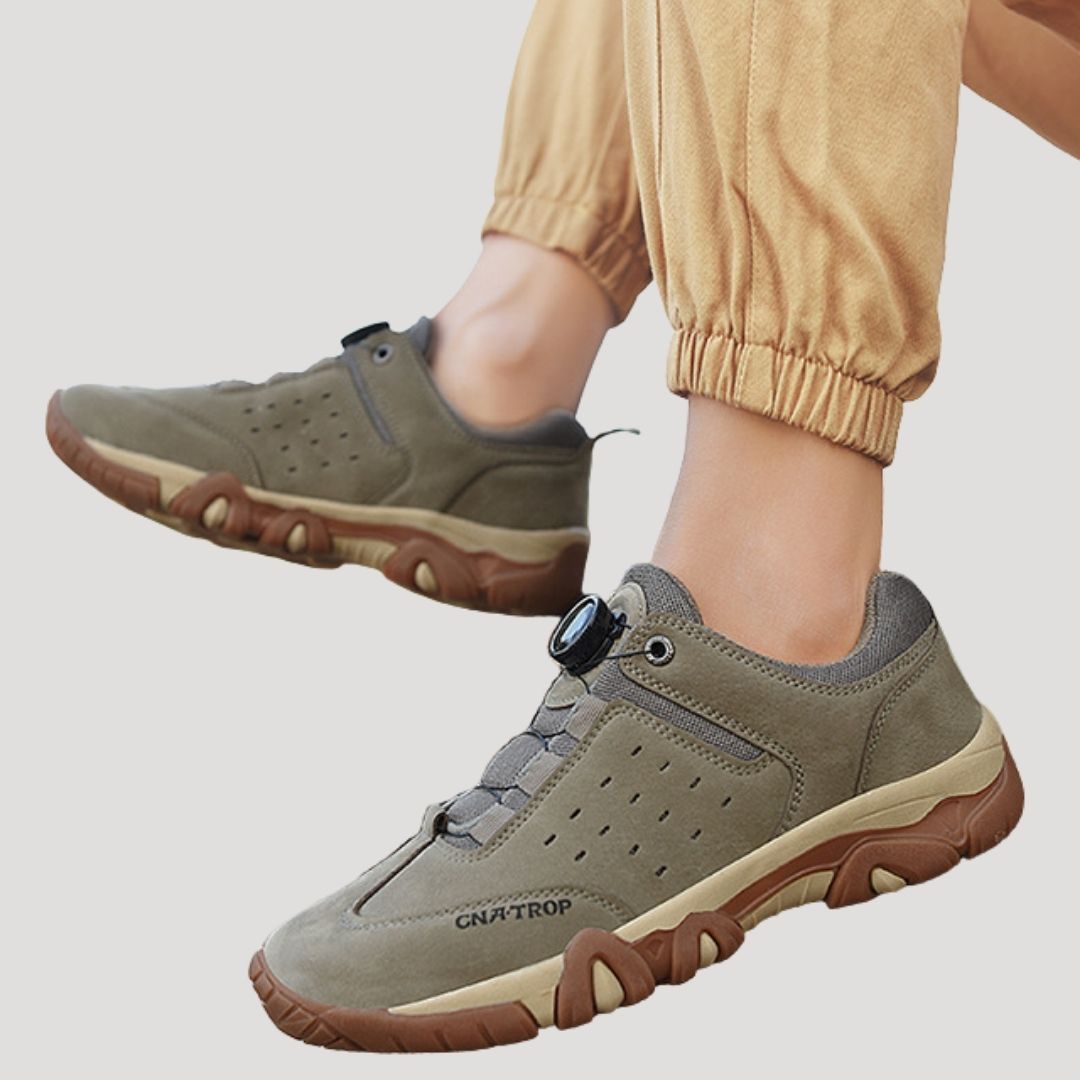 Men’s waterproof trail walking hiking trainers