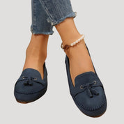 Women’s tassel slip ins – flat driving loafers