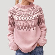 Women’s fair isle chunky knit oversized jumper
