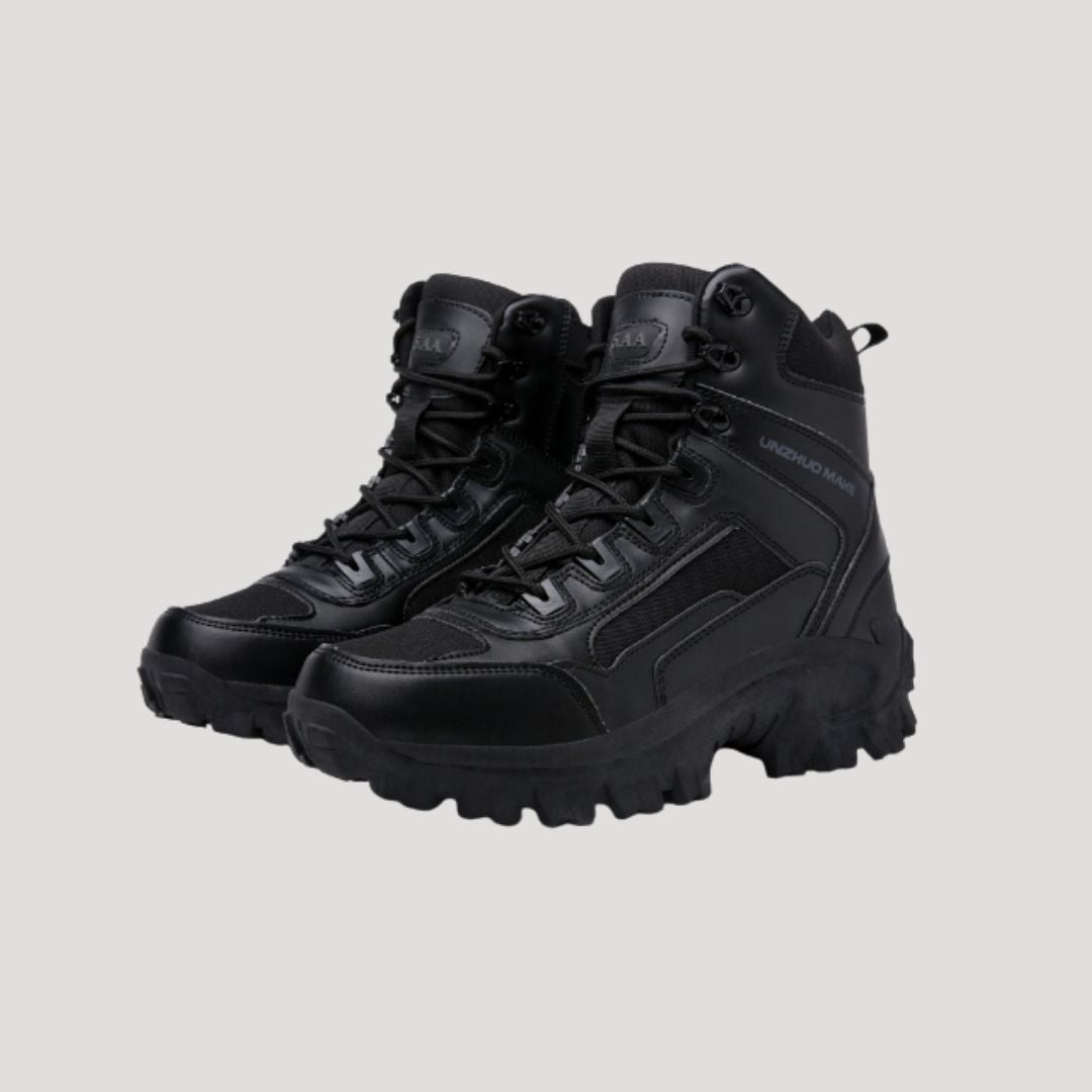 Men’s waterproof walking hiking boots winter grip