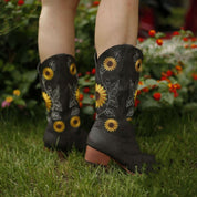 Women’s embroidered western ankle cowboy boots