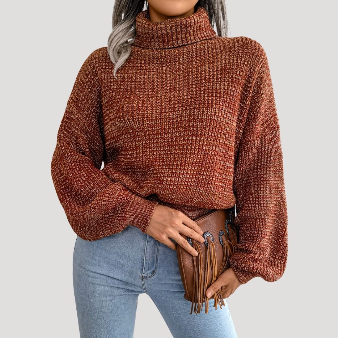 Women’s chunky knit oversized winter jumper
